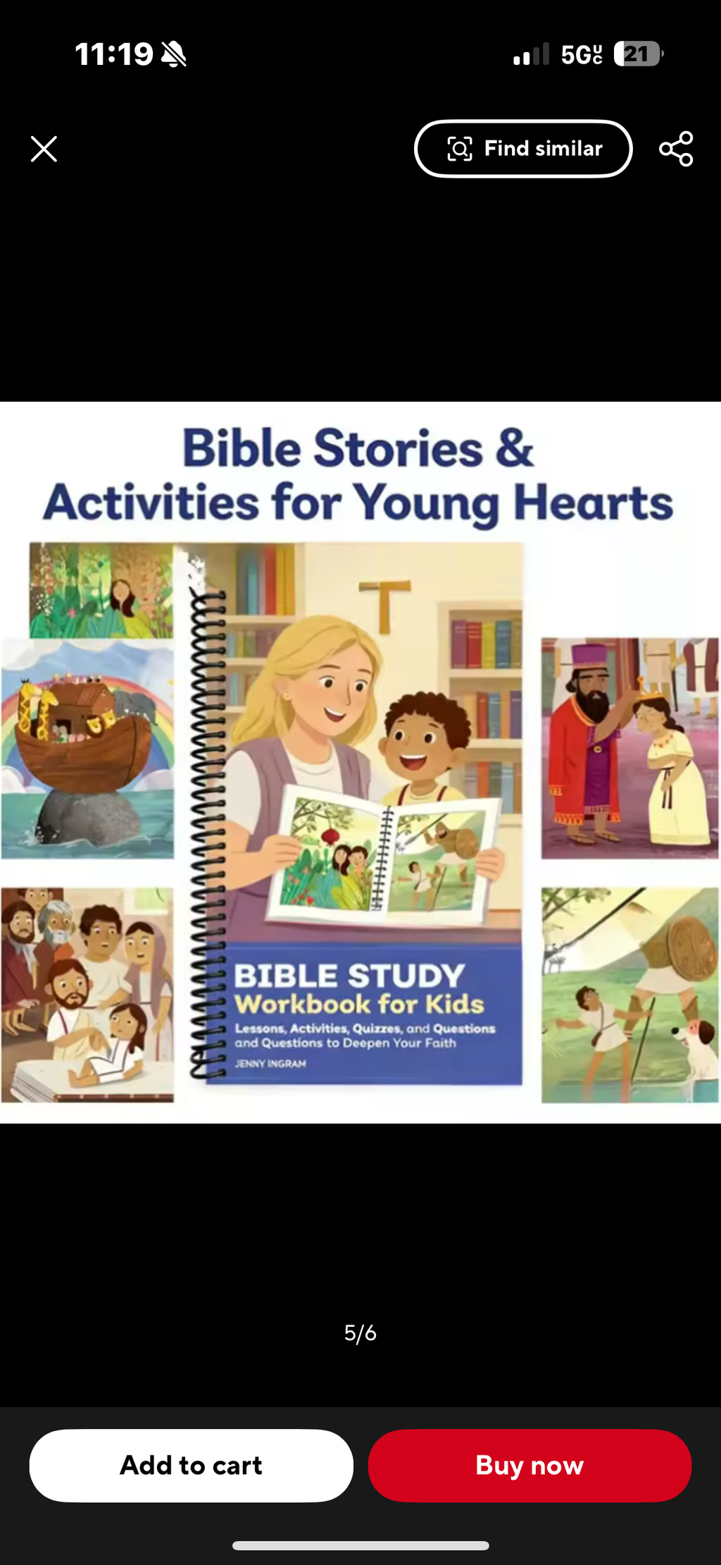Bible Study Workbook for Kids | Fun Lessons & Activities